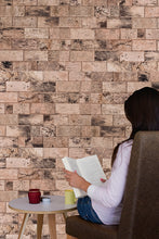 Load image into Gallery viewer, Natural Brick Wall Covering - Box of 11 Full Sheets