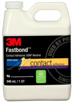 3M Fastbond 30-NF Contact Adhesive - 1 QUART