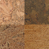 Cork Flooring Sample Kit - 4"x 4"